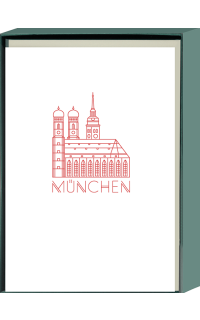 Kartenbox München rot