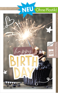 Geburtstagskarte Cupcake