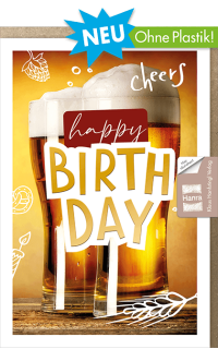 Geburtstagskarte Wei&szlig;bier
