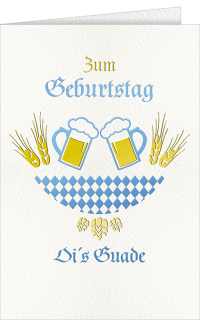 Geburtstag bayerisch